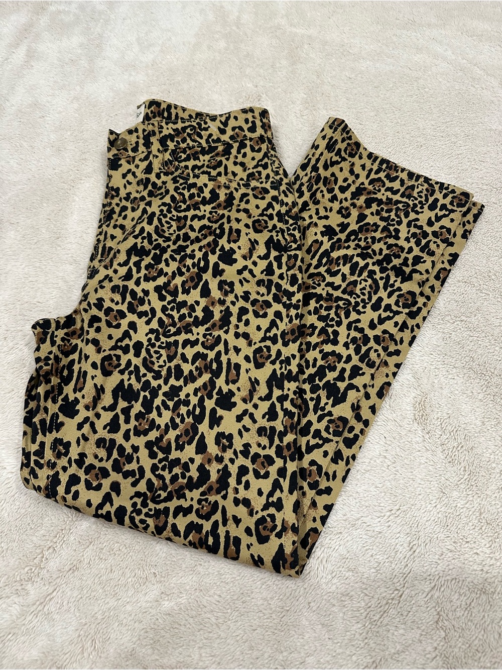 j crew leopard pants size 27